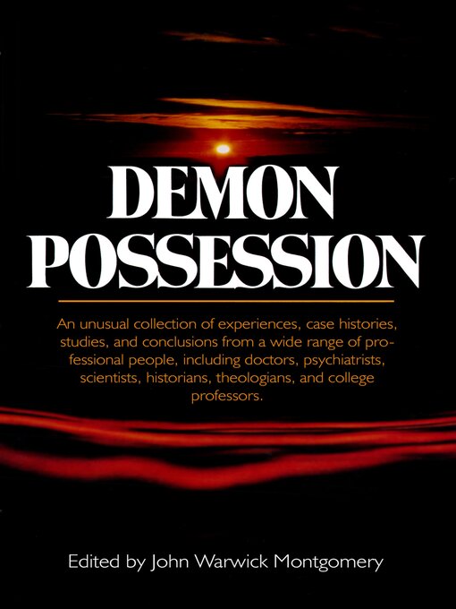 Title details for Demon Possession by John Warwick Montgomery - Wait list